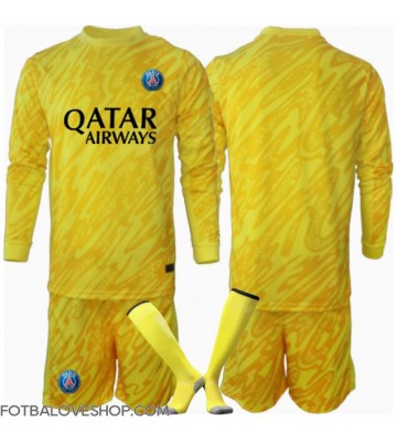 Paris Saint-Germain Brankářské Dětské Alternativní Dres 2024-25 Dlouhý Rukáv (+ trenýrky)